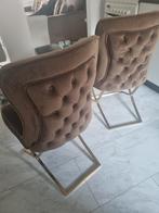 4 eetkamerstoelen, stoelen, Ophalen, Zo goed als nieuw, Bruin