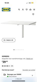 Ikea norberg klaptafel nieuw in verpakking, Ophalen of Verzenden