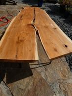 bijzettafel boomschijf salontafel epoxy tafel schaaldelen ho, Nieuw, Ophalen of Verzenden, Overige vormen, 25 tot 50 cm