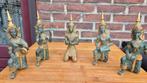 5 thaise beeldjes, Antiek en Kunst, Antiek | Koper en Brons, Ophalen of Verzenden