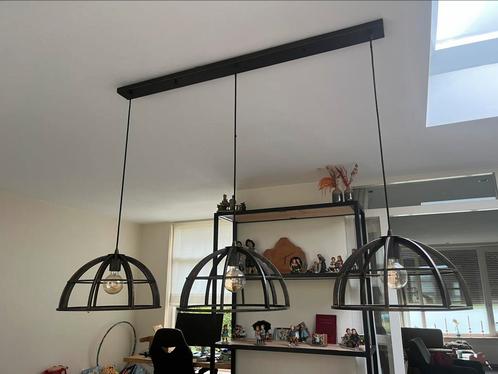 Mooie, goede kwaliteit hanglamp met 3 lampen, Huis en Inrichting, Lampen | Hanglampen, 75 cm of meer, Metaal, Ophalen of Verzenden