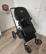 Bugaboo Fox 3 Kinderwagen 3 in 1 - Zwart, Kinderen en Baby's, Kinderwagens en Combinaties, Bugaboo, Zo goed als nieuw, Verstelbare duwstang