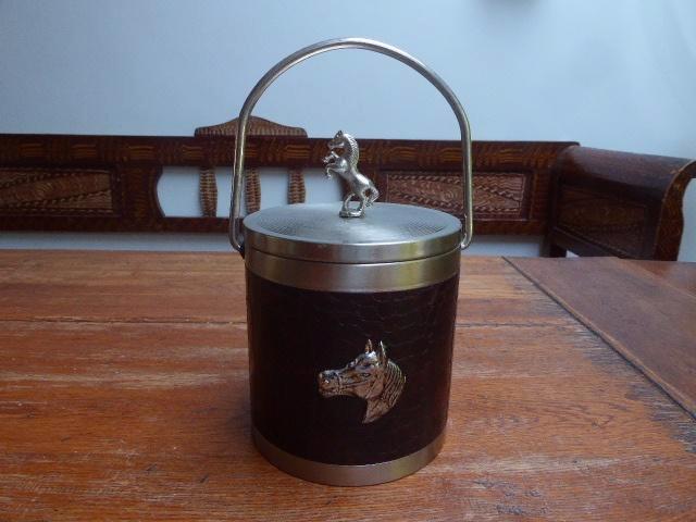 Vintage ijsemmer, paard, Antiek en Kunst, Antiek | Woonaccessoires, Ophalen of Verzenden