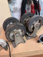 Zwenk- en bokwielen set, Doe-het-zelf en Verbouw, Zwenkwielen, Ophalen, Gebruikt