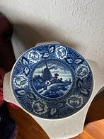 Antiek blauw bordje met molen, Antiek en Kunst, Antiek | Wandborden en Tegels, Ophalen