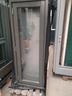 Hardhout kozijn met draairaam, Gevelraam of Ruit, Minder dan 80 cm, Nieuw, Dubbelglas