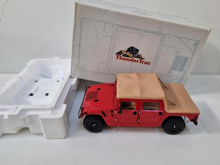 Exoto
Hummer Humvee H1 Soft Top
1:18 Nieuwstaat, Hobby en Vrije tijd, Modelauto's | 1:18, Zo goed als nieuw, Auto, Ophalen of Verzenden