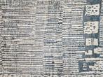 Handgeknoopt Modern wol Berber tapijt abstract 196x302cm, 200 cm of meer, Ophalen of Verzenden, Zo goed als nieuw, Berber Boujad vintage oosters modern Abstract hype