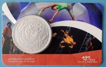 250 jaar circuscultuur penning in coincard - 2021  