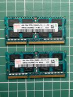 2x Hynix 4GB 2Rx8 PC3, Computers en Software, RAM geheugen, Ophalen of Verzenden, Zo goed als nieuw, DDR3, Laptop