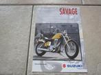 Suzuki Savage brochure folder 1995 ?, Suzuki