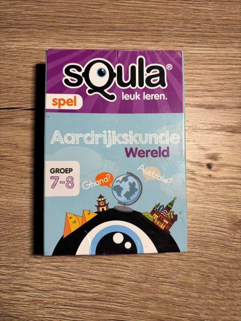 Squla kwartet, Hobby en Vrije tijd, Gezelschapsspellen | Kaartspellen, Ophalen of Verzenden, Zo goed als nieuw