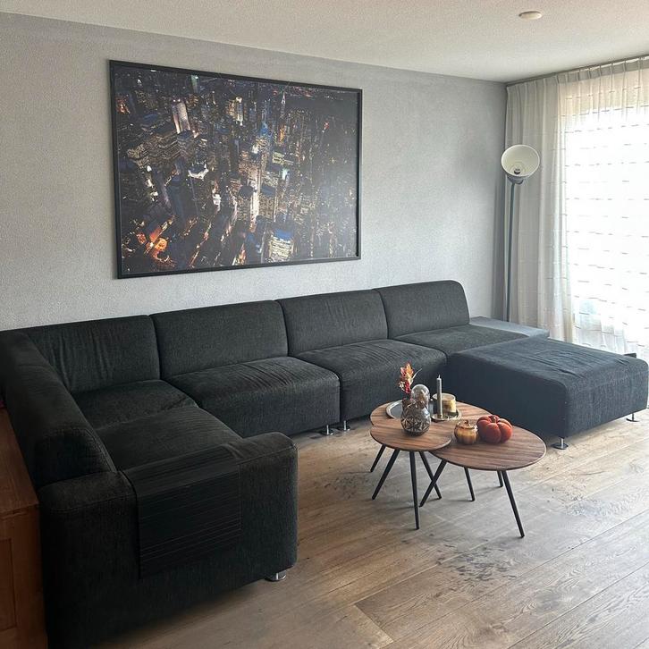 Grote Hoekbank - Zelf samen te stellen, Huis en Inrichting, Banken | Bankstellen, Gebruikt, Hoekbank, Vierpersoons of meer, 300 cm of meer