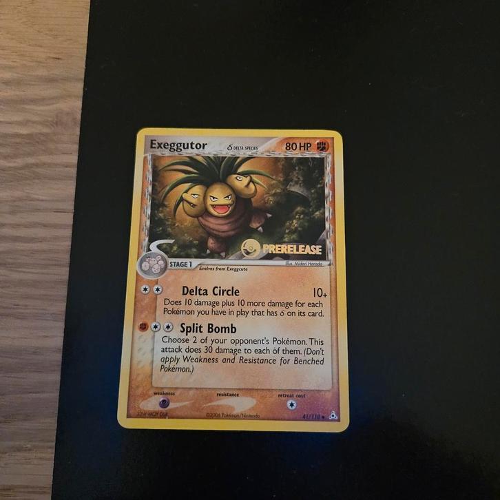 Exeggutor [Prerelease] #41 Pokemon Promo, Hobby en Vrije tijd, Verzamelkaartspellen | Pokémon, Ophalen of Verzenden