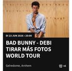 Kaartjes bad bunny 1x, Eén persoon