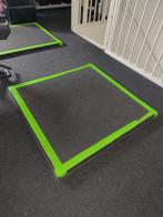 Gratis rubberen afwerpmatten (2 stuks), Ophalen, Zo goed als nieuw, Fitnessmat