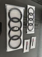 Audi zwarte logo embleem, Ophalen of Verzenden, Nieuw, Audi