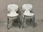 Fritz Hansen mier vlinder stoeltjes- het origineel!, Ophalen, Gebruikt, Wit, Tijdloos
