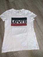 Levi xs shirtje shirt wit witte tshirt levi's, Verzenden, Wit, Korte mouw, Maat 34 (XS) of kleiner