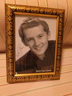 Jerry Lee Lewis Foto met Echte Handtekening, Verzamelen, Muziek, Artiesten en Beroemdheden, Gesigneerd, Foto of Kaart, Zo goed als nieuw