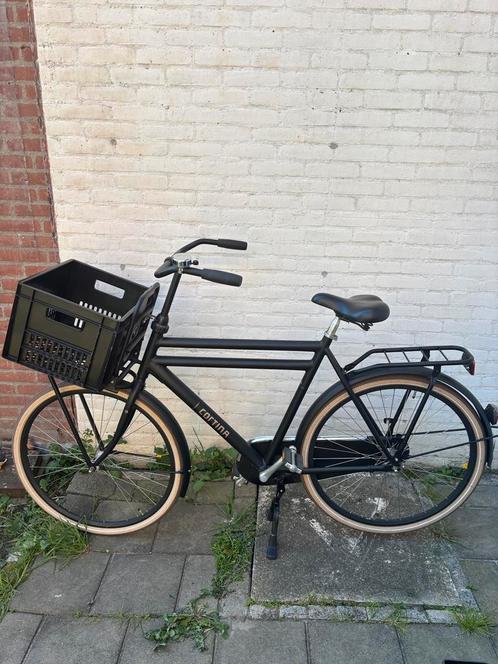 Cortina transport jongens fiets, Fietsen en Brommers, Fietsen | Jongens, Zo goed als nieuw, 26 inch of meer, Ophalen