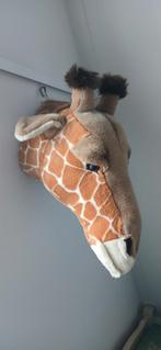 Pluche Giraffe kop knuffel voor aan de muur, Ophalen of Verzenden, Zo goed als nieuw