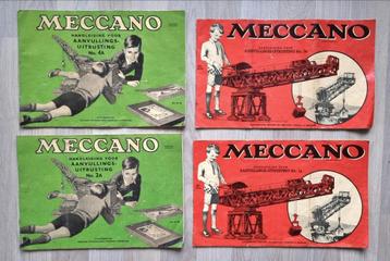 Originele Meccano handleidingen (Dutch) beschikbaar voor biedingen