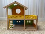 Fleurig poppenhuis van Hape, Ophalen, Zo goed als nieuw, Poppenhuis