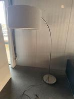 Elegante Booglamp met Grijze Kap, Huis en Inrichting, Lampen | Vloerlampen, Ophalen, Zo goed als nieuw, Metaal, 150 tot 200 cm