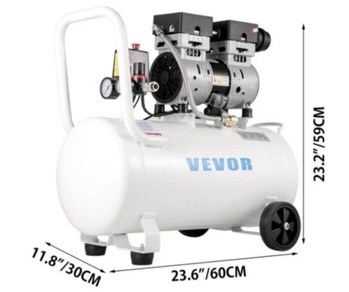Olievrije Luchtcompressorpomp, Doe-het-zelf en Verbouw, Compressors, Nieuw, 100 liter of meer, Minder dan 200 liter/min, Ophalen of Verzenden
