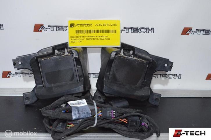 Sideassist set Audi A3 8V 3q0907590c 3q0907566c 8v0971104l, Auto-onderdelen, Overige Auto-onderdelen, Audi, Gebruikt, Ophalen of Verzenden