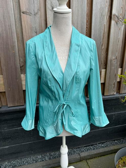 *Vera Mont* Mooi feestelijk Jasje mt L, Kleding | Dames, Jasjes, Kostuums en Pakken, Zo goed als nieuw, Maat 42/44 (L), Blauw