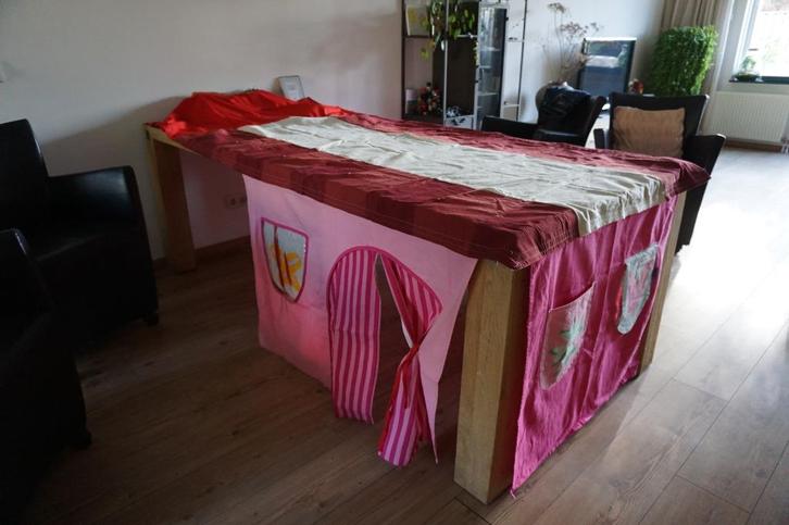 tafeltent prinses roze, flexa halfhoogslaper tent 220x100x80, Kinderen en Baby's, Speelgoed | Speeltenten, Gebruikt, Ophalen of Verzenden