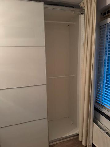 Witte Ikea pax kledingkast - afbeelding 3