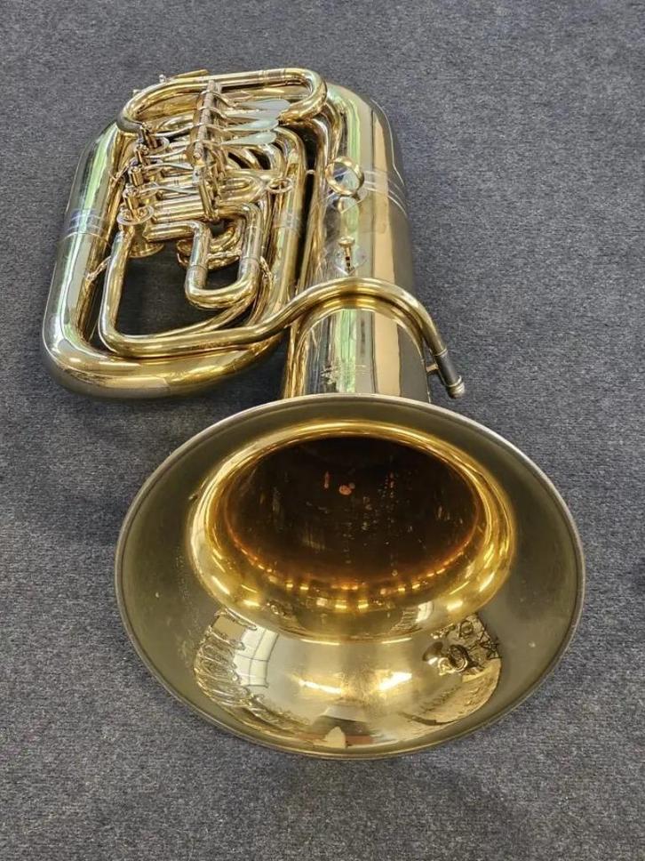 Miraphone Exklusiv mod. 80 4 valve F Tuba, Muziek en Instrumenten, Blaasinstrumenten | Tuba's, Gebruikt, Overige typen, Ophalen