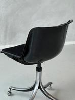 Tecno Modus burostoel Osvaldo Borsani vintage bureaustoel, Gebruikt, Ophalen of Verzenden, Bureaustoel, Zwart