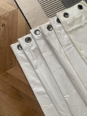 Witte gordijnen - IKEA MERETE 145x192cm x drie beschikbaar voor biedingen