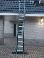 Aluminium ladder, Doe-het-zelf en Verbouw, Ladders en Trappen, Ophalen, Gebruikt, 4 meter of meer