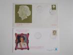 Nederland, 2 FDC's Koningin Juliana/Beatrix 1963/1981., Postzegels en Munten, Postzegels | Eerstedagenveloppen, Ophalen, Onbeschreven