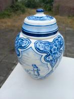 Delfstblauwe porseleinen regina pot, tabakspot, vaas, Ophalen of Verzenden