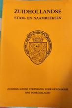 Zuidhollandse stam en naamreeksen, Ophalen of Verzenden