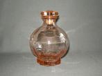 Oud rose glas, klein karafje + 3 glaasjes, Ophalen of Verzenden