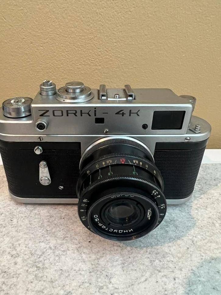 Zorki 4K + industar 50mm 3.5, Audio, Tv en Foto, Fotocamera's Analoog, Niet werkend, Compact, Overige Merken, Ophalen of Verzenden