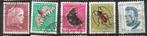 Pj53 Zwitserland 1953 pro juventute gestempeld 588 592, Postzegels en Munten, Verzenden, Gestempeld