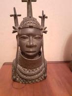 Bronzenkop Benin, Antiek en Kunst, Ophalen of Verzenden