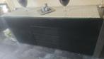Dressoir hoogglans zwart, Ophalen, Zo goed als nieuw, 25 tot 50 cm