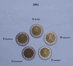 2 euro munten duitsland 2002, Postzegels en Munten, Munten | Europa | Euromunten, Duitsland, Setje, Ophalen of Verzenden, 2 euro
