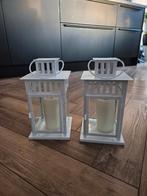 Ikea lantaarn wit - 8 stuks, Huis en Inrichting, Ophalen, Gebruikt, Wit, Metaal