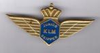 Junior KLM Skipper koper broche ( J_063 ), Verzamelen, Verzenden, Zo goed als nieuw, Transport, Speldje of Pin