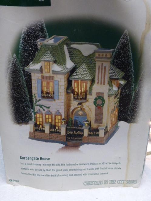 department  56 Gardengate House kerstdorp kersthuisjes kerst, Diversen, Kerst, Zo goed als nieuw, Ophalen of Verzenden